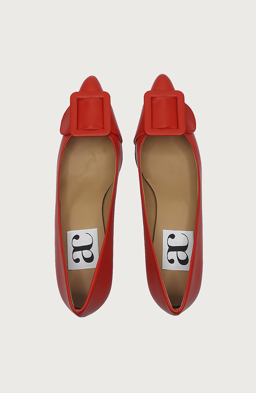 Andrea Carrano Shoes Milk Kitten Heel
