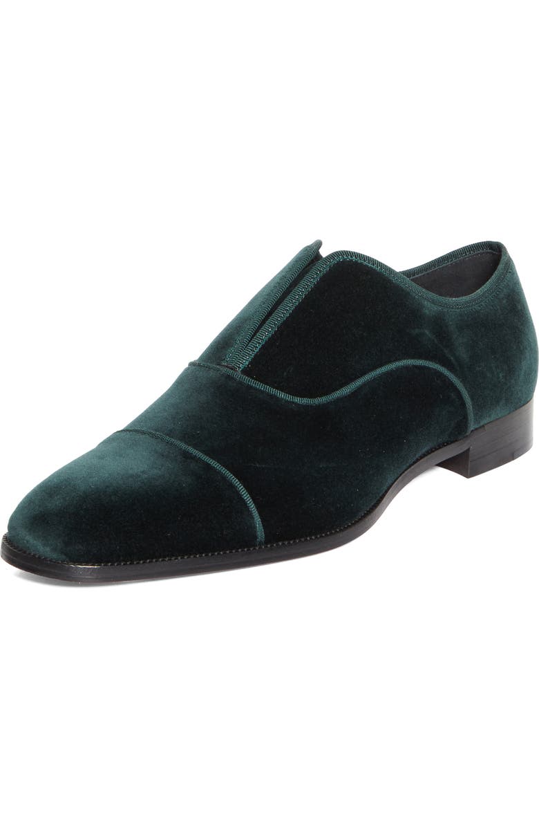 Christian Louboutin Alpha Male II Cap Toe Slip-On, Main, color, Agave