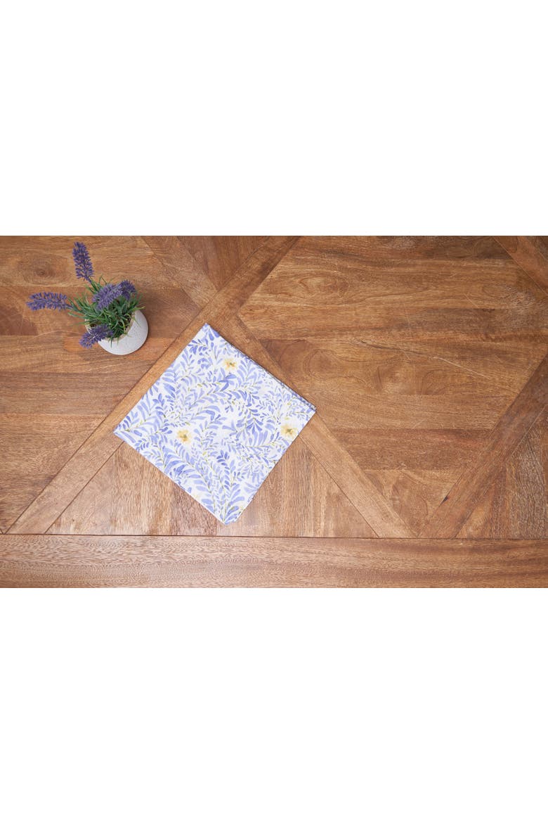 Lovely Blues Cotton Cloth Napkins Set of 6, Alternate, color, Blue