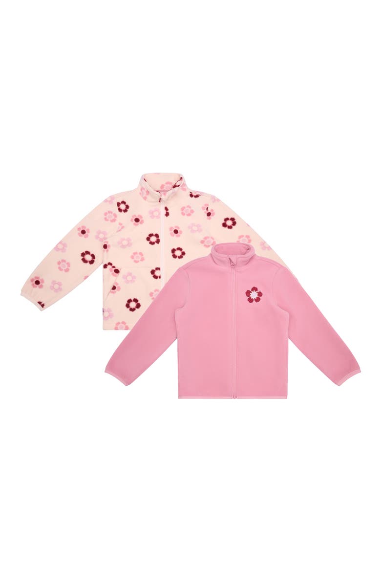 Kids' 2-Pack Micropolar Fleece Jackets, Main, color, HEART
