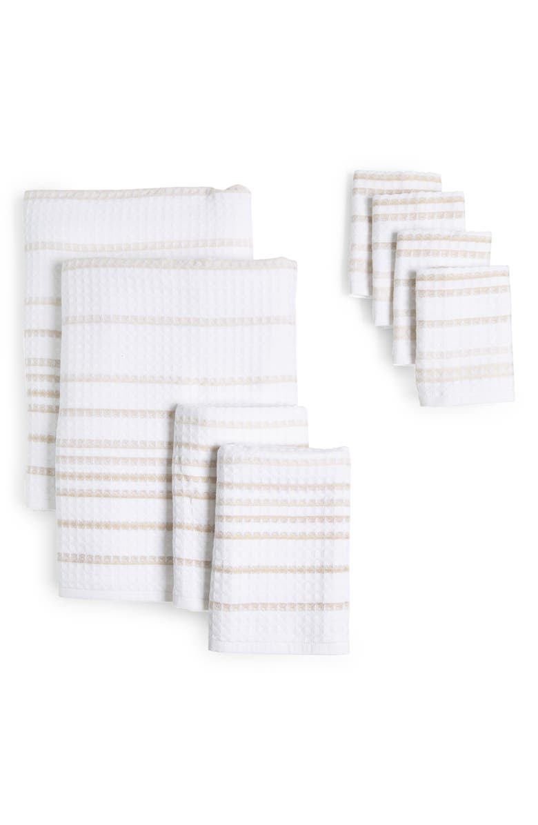 Caro Home 8-Piece Cotton Towel Bundle Bath Set, Main, color, 