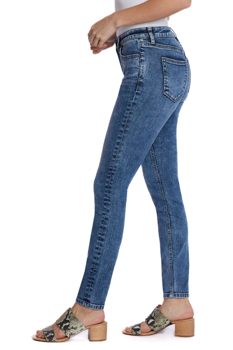 Low Rise Skinny Jeans, Alternate, color, OLD BLUE