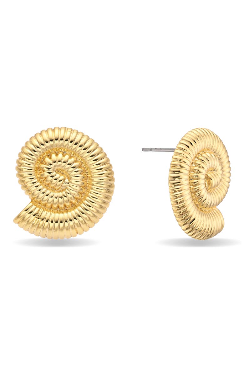 Mirabelle Set of 4 Earrings, Alternate, color, GOLD