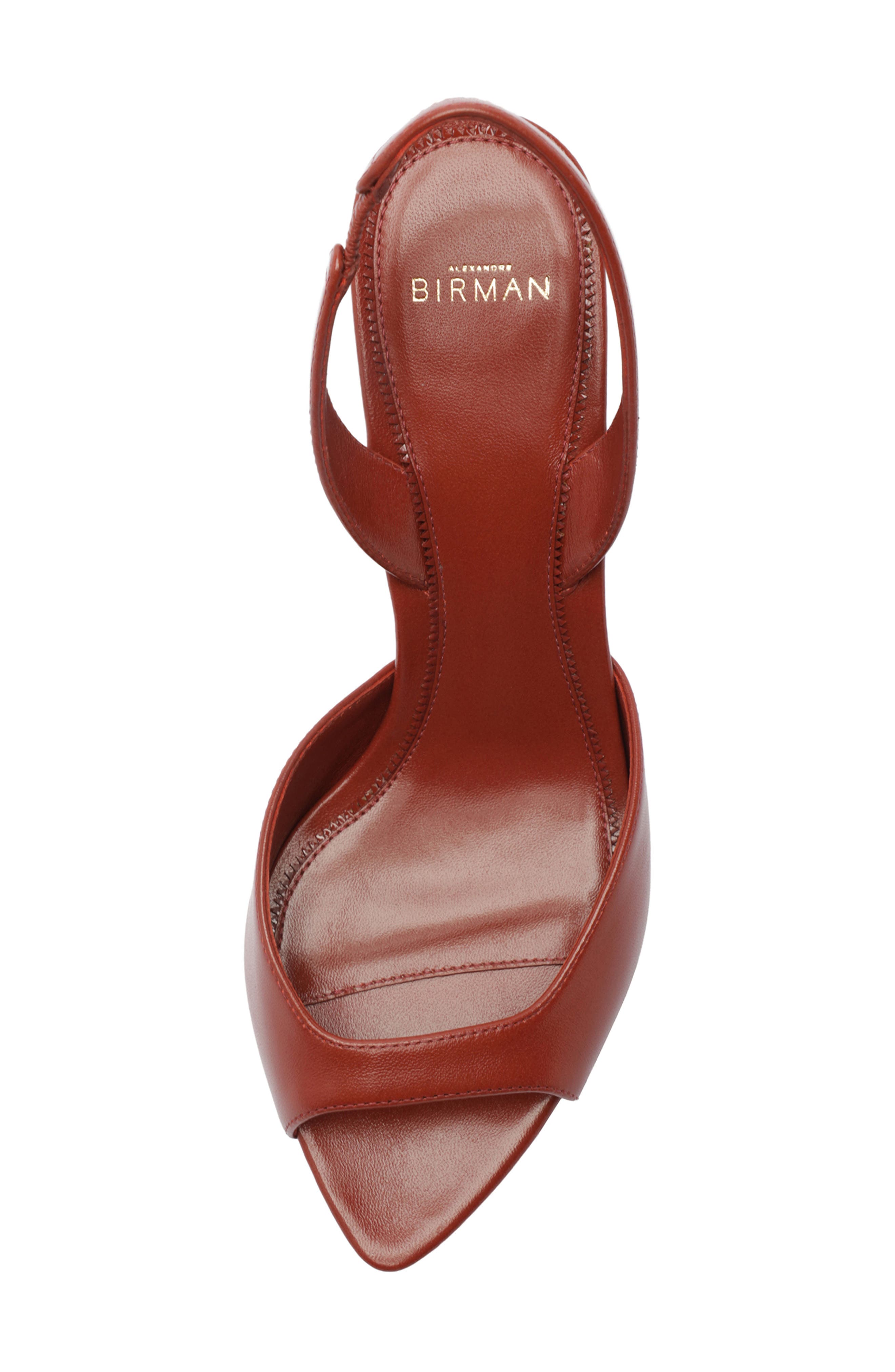 Alexandre Birman Tropicana Slingback Sandal, Alternate, color, Henna