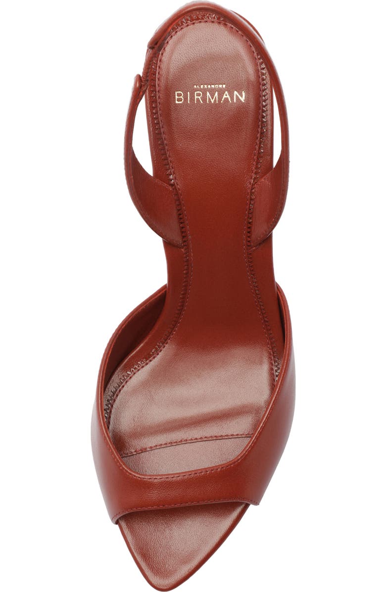 Alexandre Birman Tropicana Slingback Sandal, Alternate, color, Henna