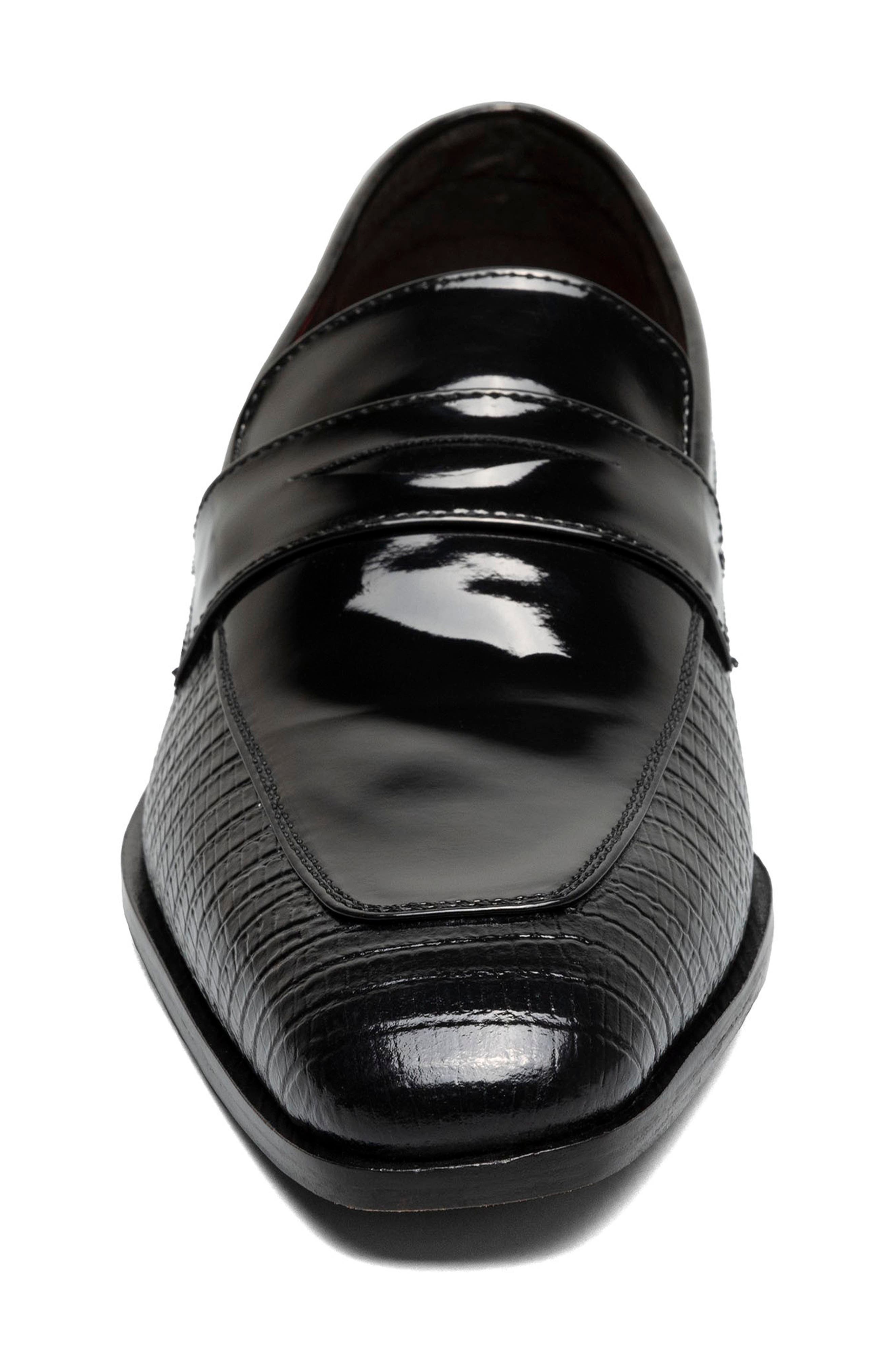 Stacy Adams Ravito Penny Loafer, Alternate, color, Black