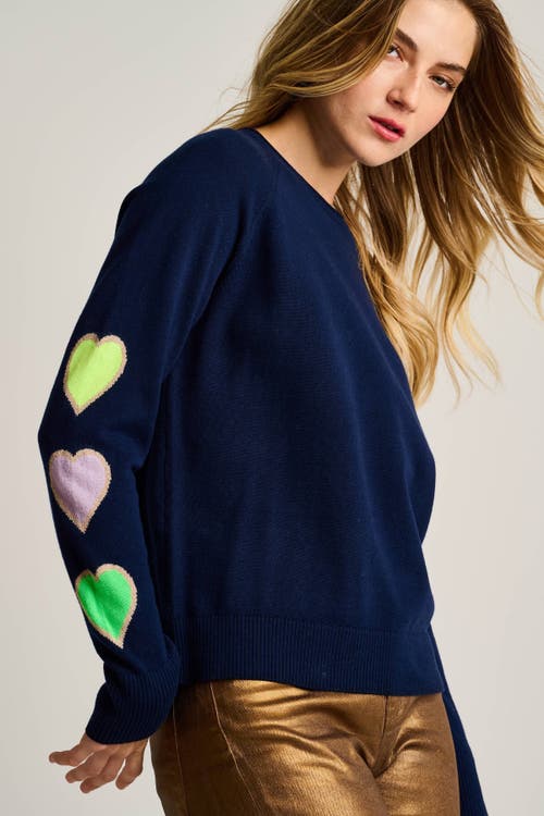 Lisa Todd Love Affairs Cotton Sweater In Blue