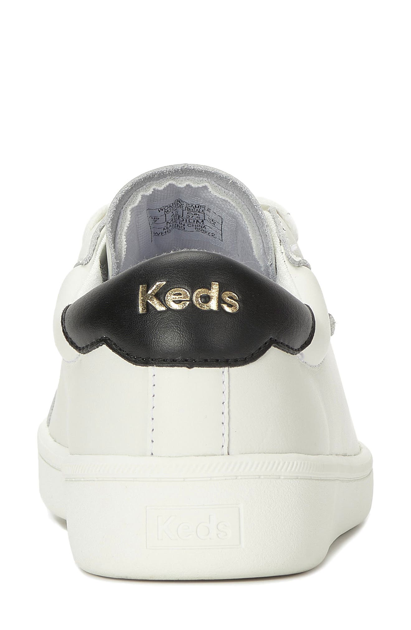 Keds<sup>®</sup> Ace II Sneaker, Alternate, color, White/ Black
