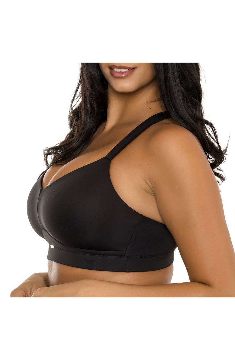Parfait Holly Wire-Free Seamless Bra, Alternate, color, Black