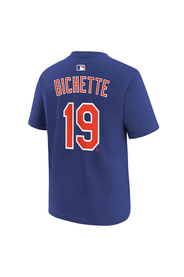 Youth Nike Bo Bichette Royal New York Mets Name & Number T-Shirt, Alternate, color, Royal