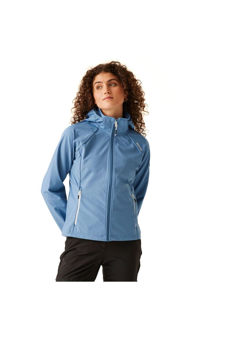 Bourda Soft Shell Jacket, Alternate, color, Coronet Blue and White