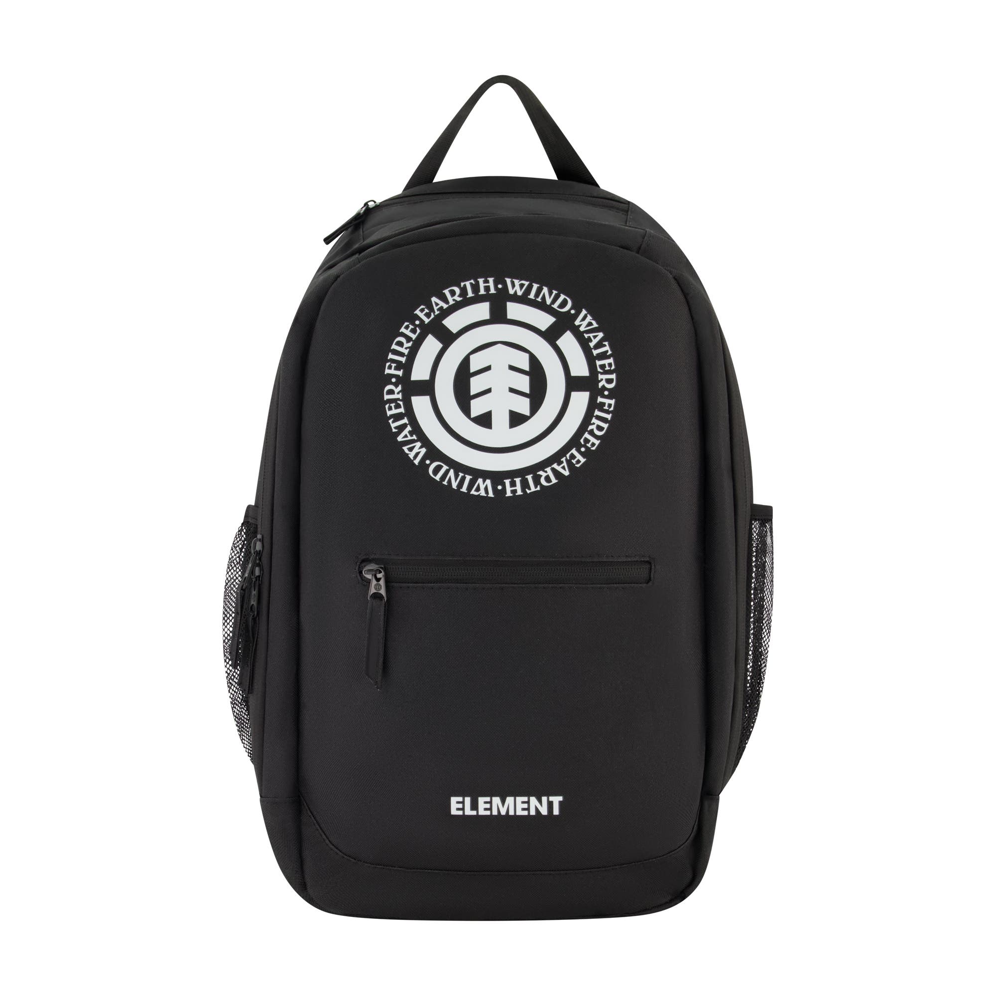 Element Backpack Classic Logo School and Travel Bag with Laptop Sleeve, Main, color, Black
