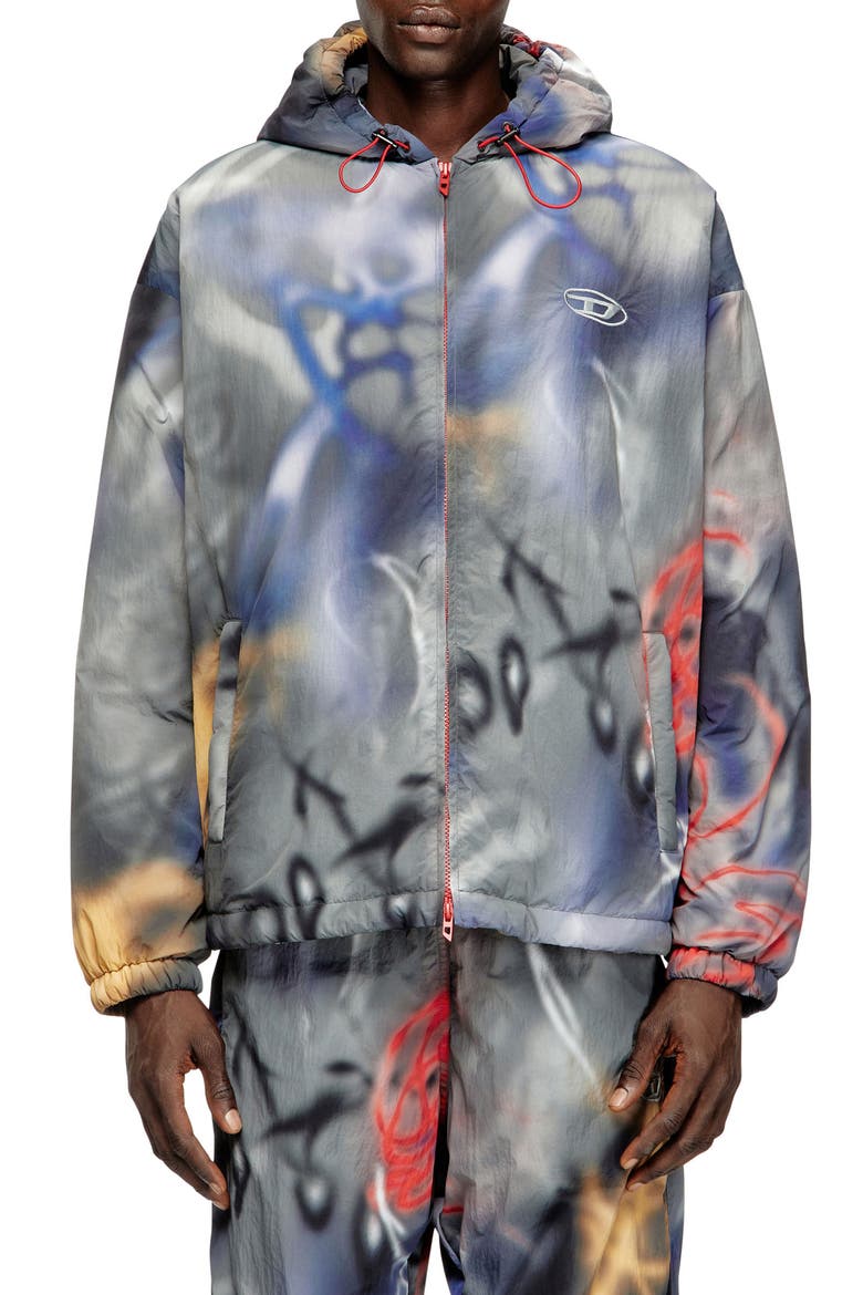 J-Mirr Hooded Jacket, Main, color, GREY