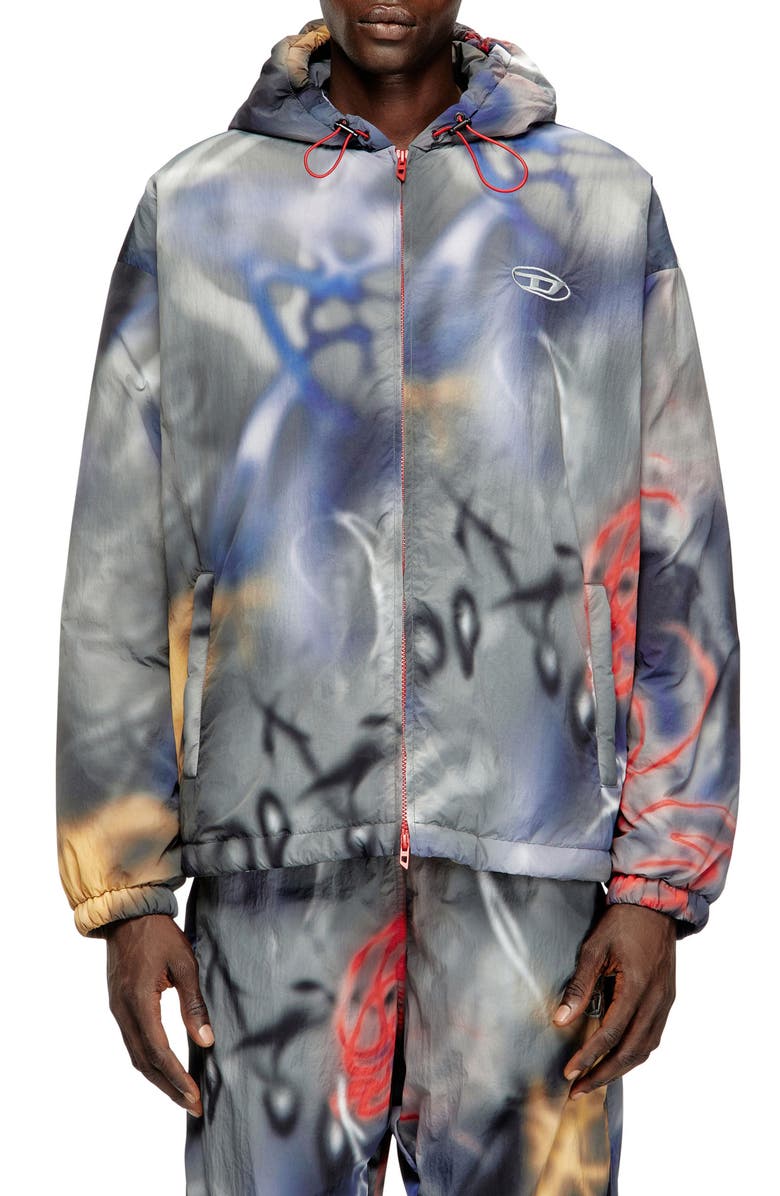 DIESEL<sup
®</sup
 J-Mirr Hooded Jacket, Main, color, 