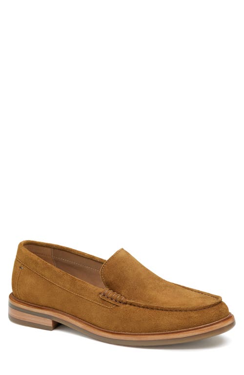 Johnston & Murphy Lyles Suede Loafer in Snuff Suede 