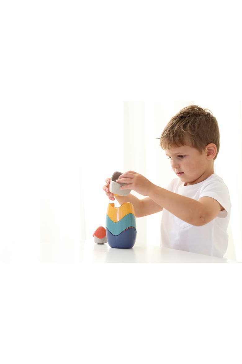 Stacking and Nesting Egg, Alternate, color, Multi