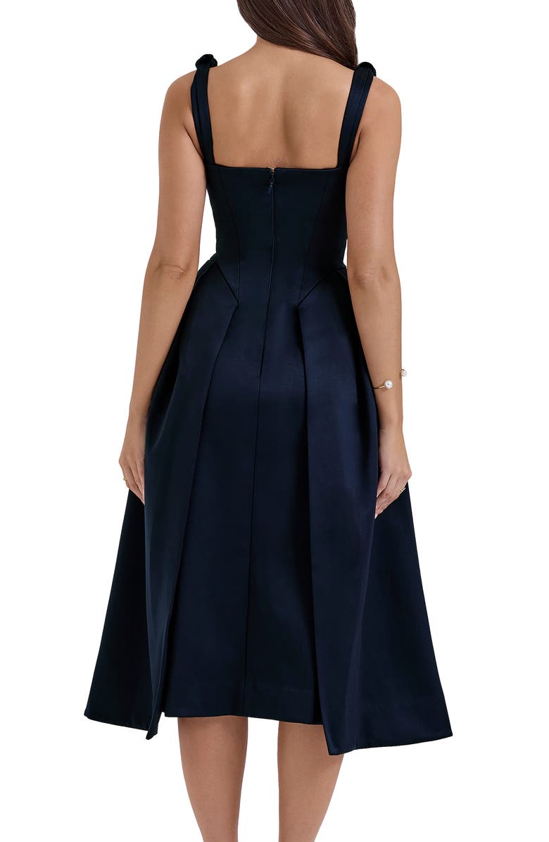 HOUSE OF CB Paloma Plunge Neck Sleeveless Midi Dress, Alternate, color, Parisian Night