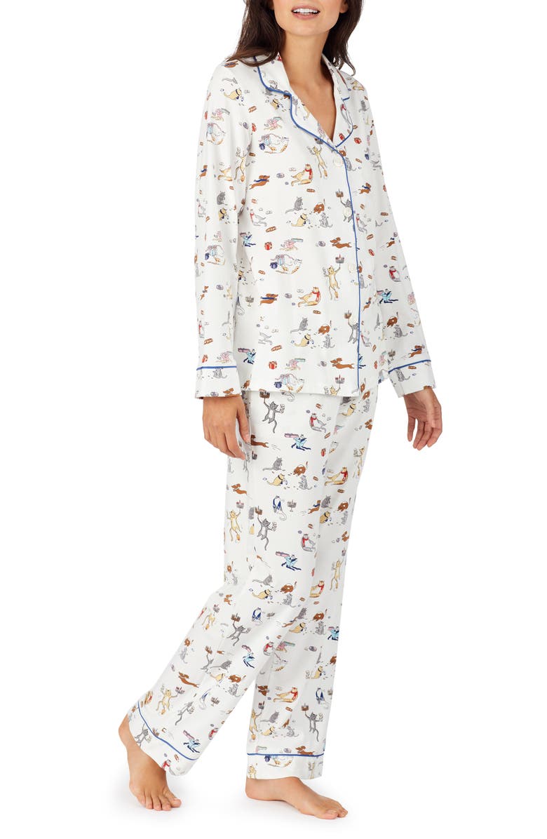 BedHead Pajamas Long Sleeve Print Pajamas, Alternate, color, 