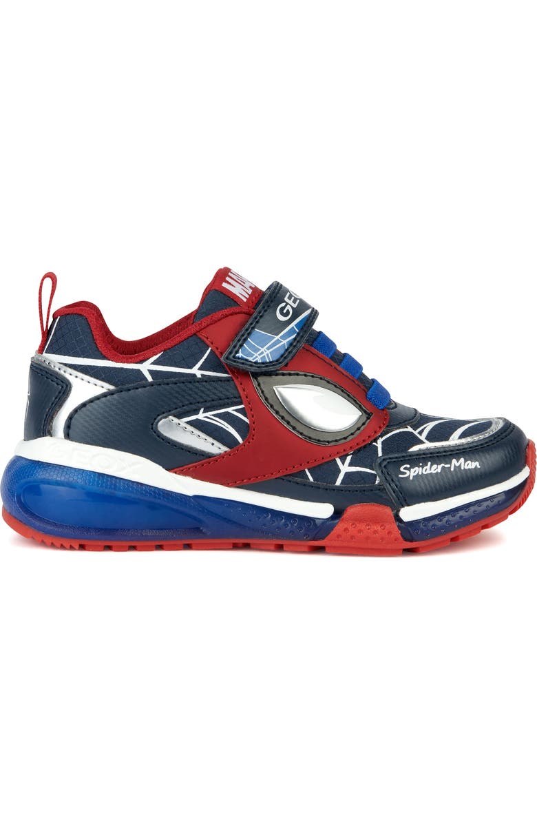 Geox x Marvel Bayonyc Light-Up Sneaker, Alternate, color,