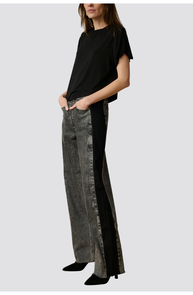 TT Studios Amelia Contrast Jean, Alternate, color, Wall St.