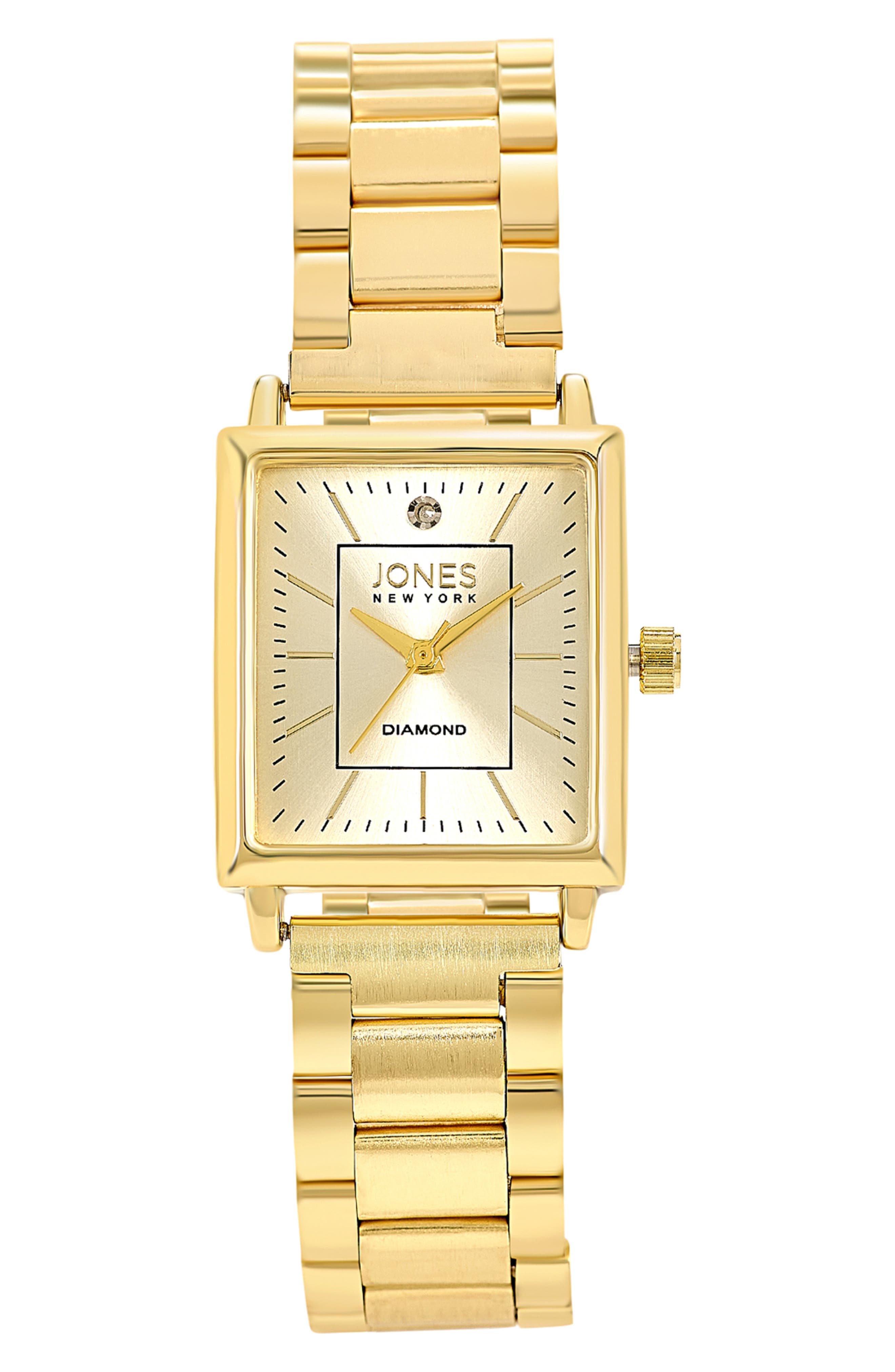 Jones New York Diamond Bracelet Watch, 24mm x 27mm