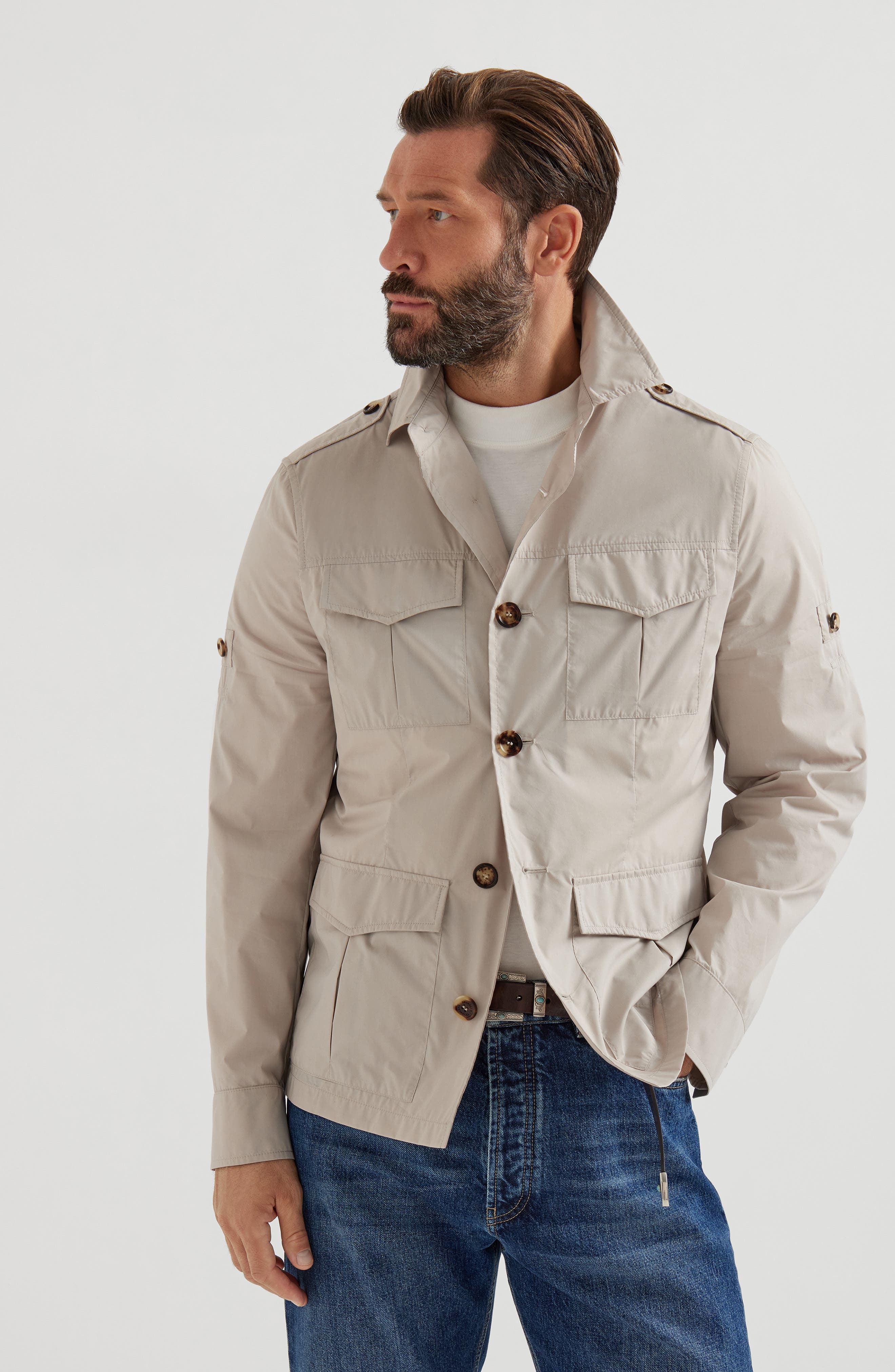 Unlined safari jacket - image 2