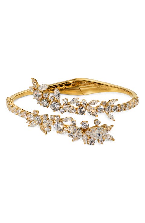 Cannes Cubic Zirconia Hinge Bracelet