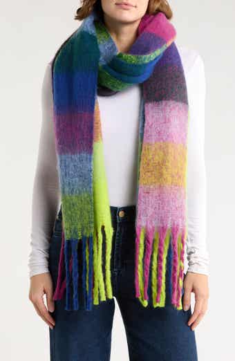 Steve Madden Brushed Plaid Blanket Scarf