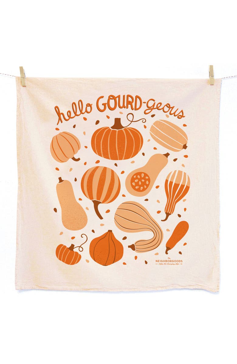 The Neighborgoods Fall Feast - Dish Towel Set of 2, Alternate, color, 