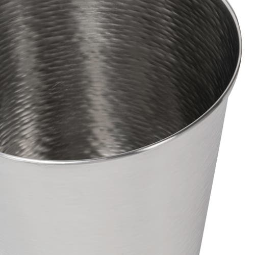Happimess Remi Modern Classic Textured Steel 2-gallon Wastebasket