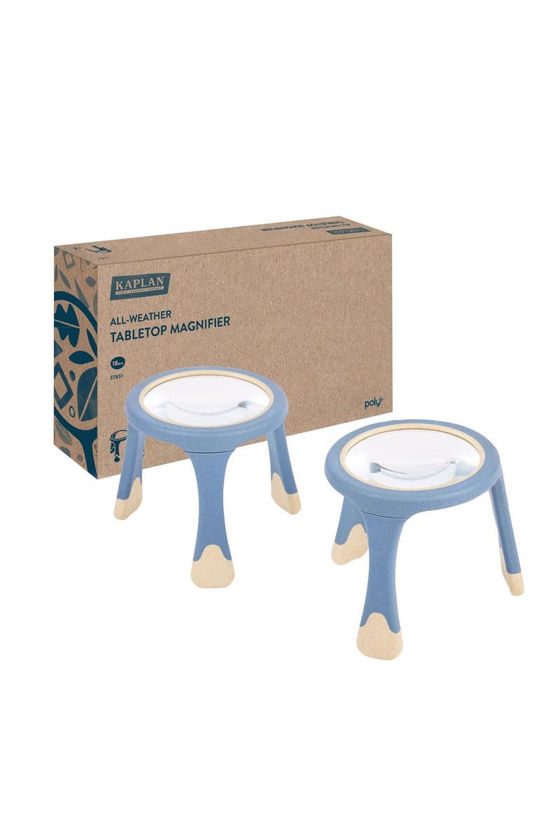 All-Weather Tabletop Magnifier - Set of 2, Main, color, Blue