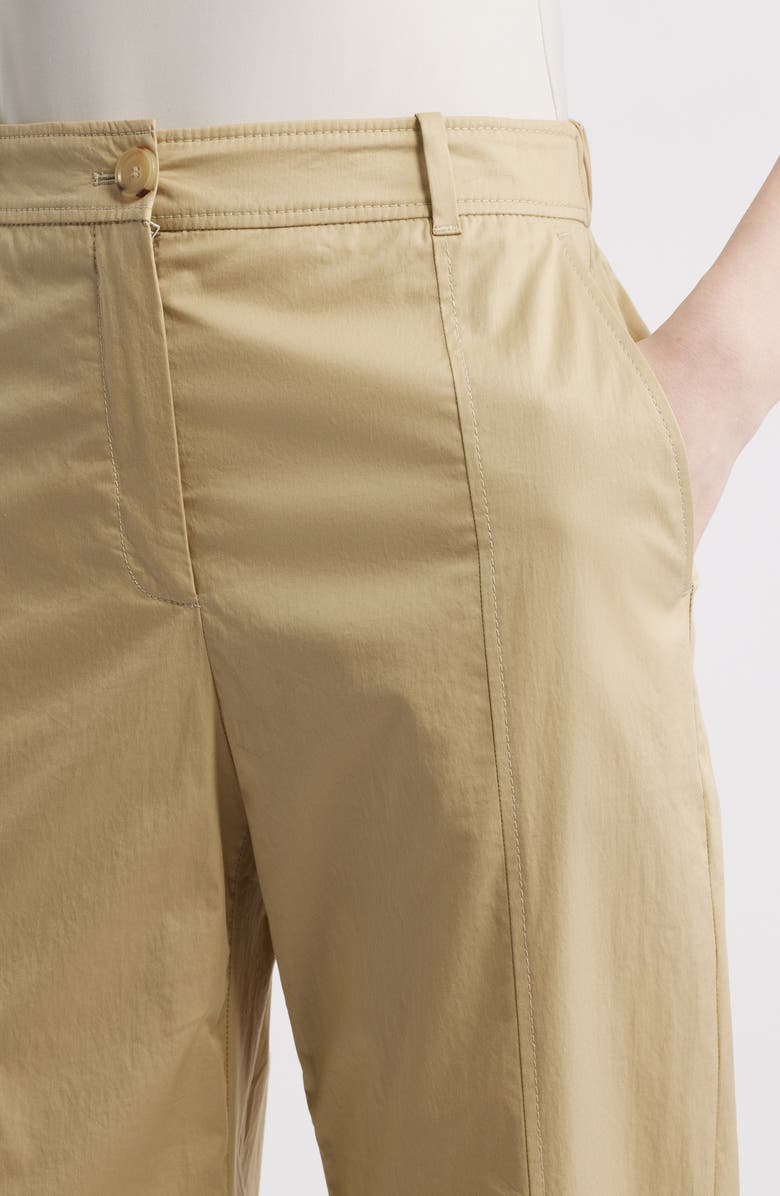 BOSS Tecarino Straight Leg Crop Pants, Alternate, color, Medium Beige