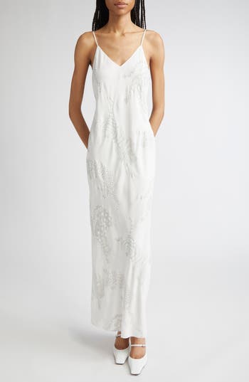 Stella Mccartney Wildcat Print Silk Gown