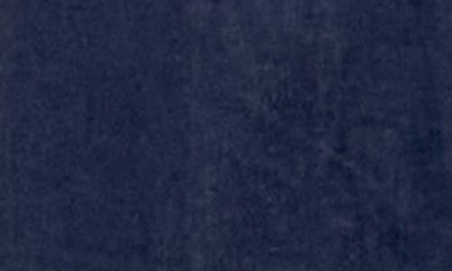 Melloday Roll Sleeve Linen Blend Midi Shirtdress In Navy