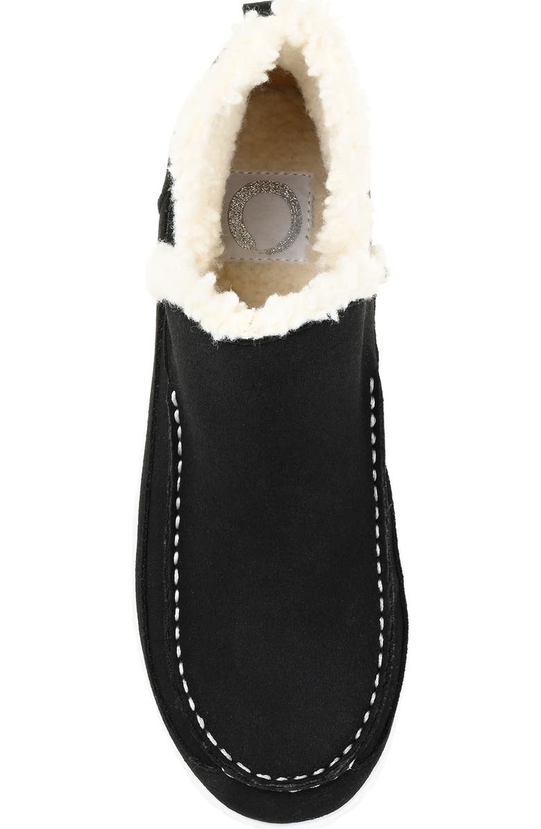 Journee Collection Capreece Faux Fur Lined Slipper, Alternate, color,