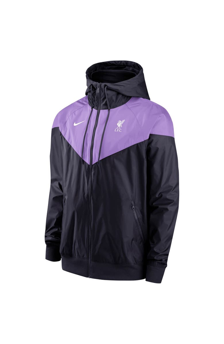 Nike Men's Nike Purple Liverpool Windrunner Move To Zero Hoodie Full-Zip Jacket, Alternate, color,