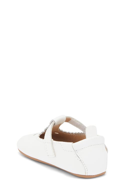 Old Soles Kids' Droplet Mary Jane Flat In White