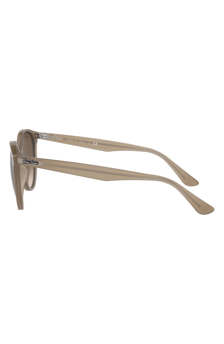 Ray-Ban 53mm Round Phantos Sunglasses, Alternate, color, Opal Beige/ Brown Gradient