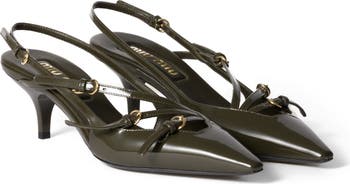 Show Buckle Slingback Pump