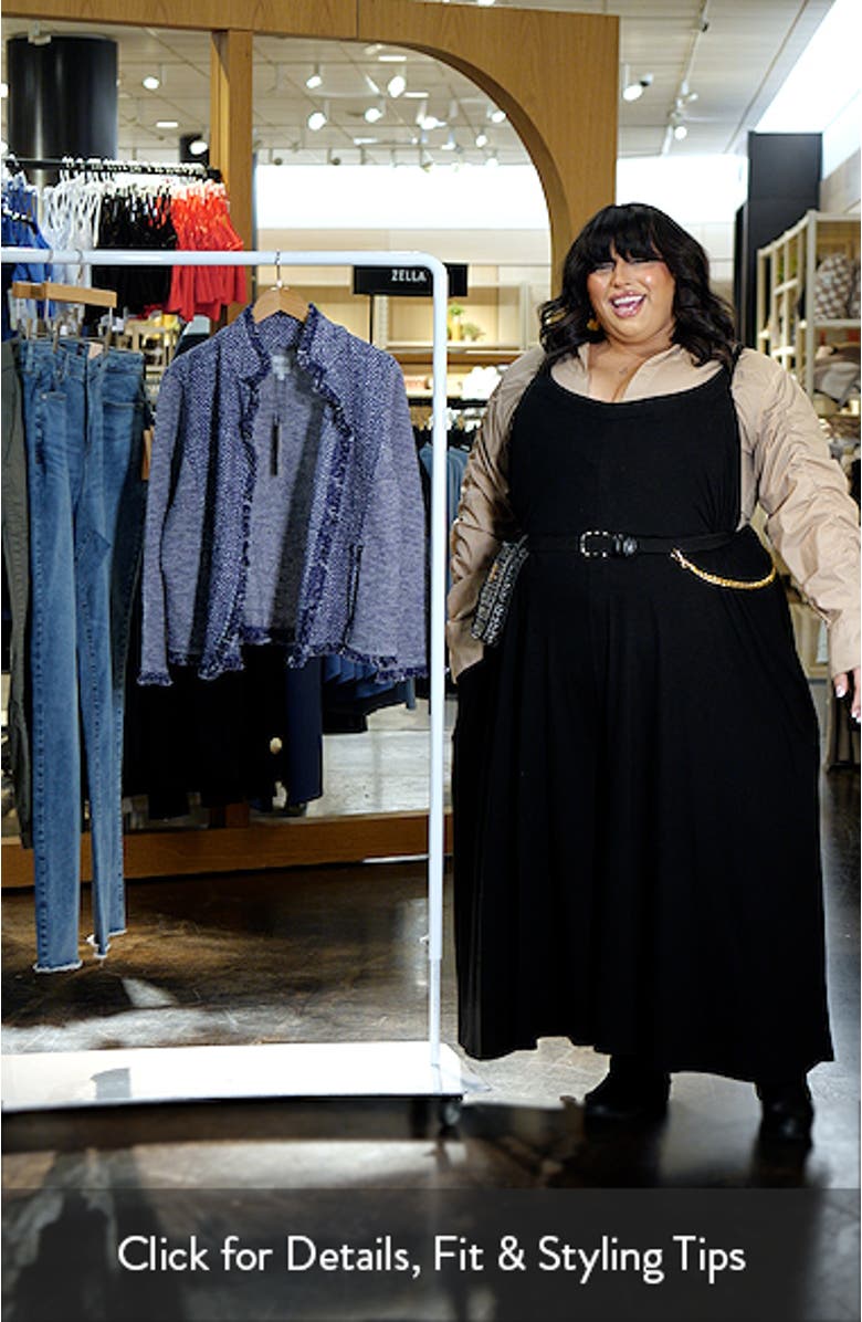 Fringe Mixed Knit Jacket, sales video thumbnail