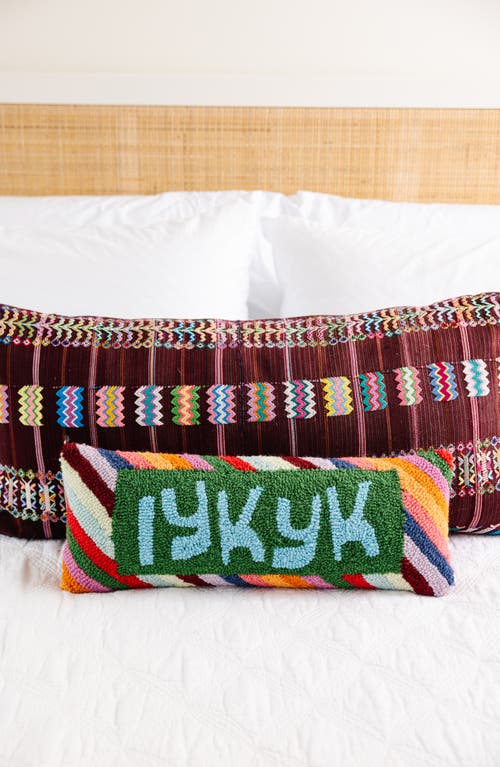 Furbish Iykyk Hook Pillow In Multi