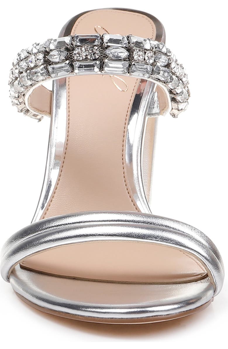 Jewel Badgley Mischka Katherine Embellished Sandal, Alternate, color,