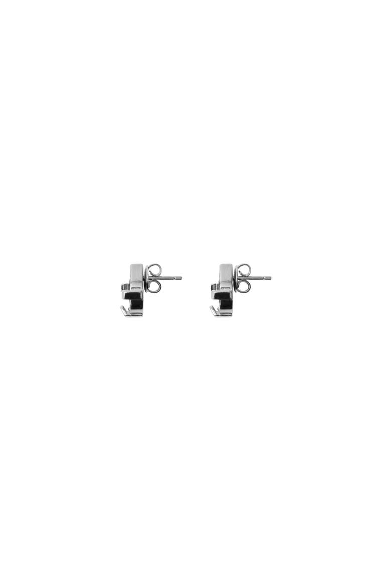 Onyx Shield Pendant Earrings, Alternate, color, Silver/black