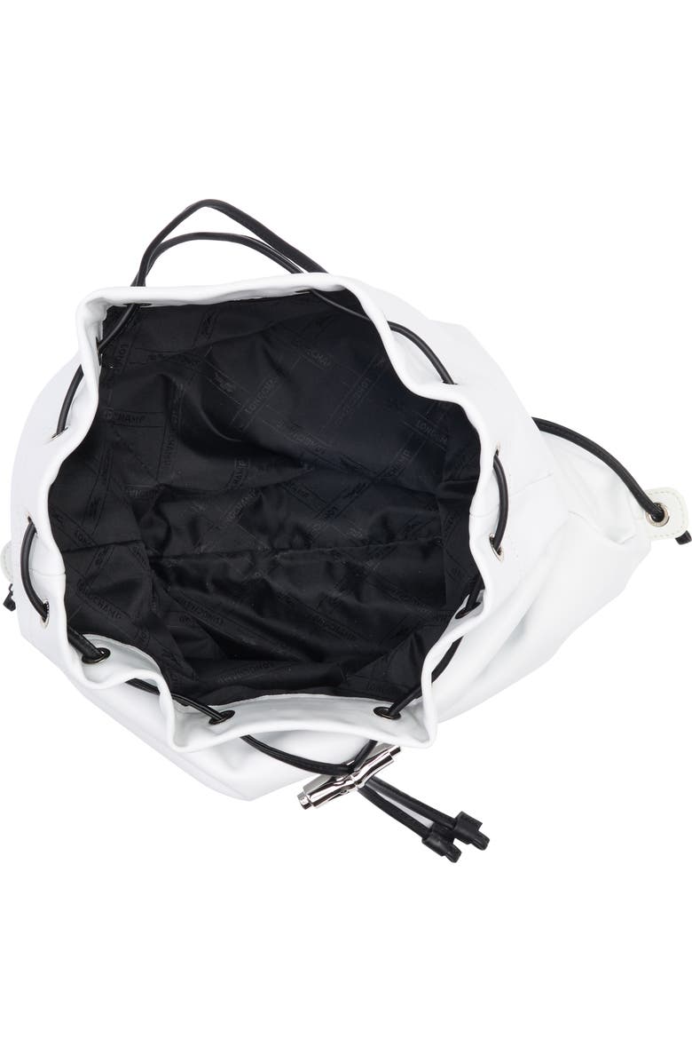Longchamp Recycled Drawstring Backpack, Alternate, color, White