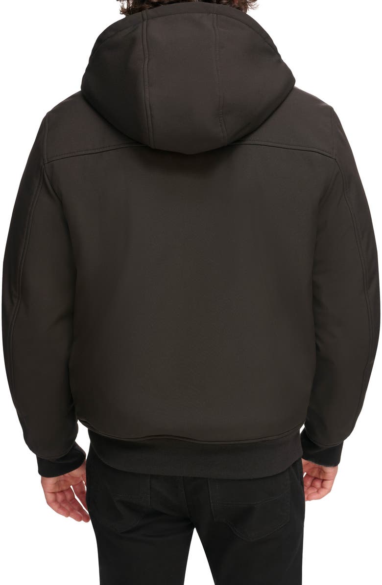 Levi's<sup>®</sup> Faux Shearling Lined Soft Shell Bomber Jacket, Alternate, color,