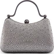 LADY COUTURE Double Metal Handles Dazzling Evening Handbag