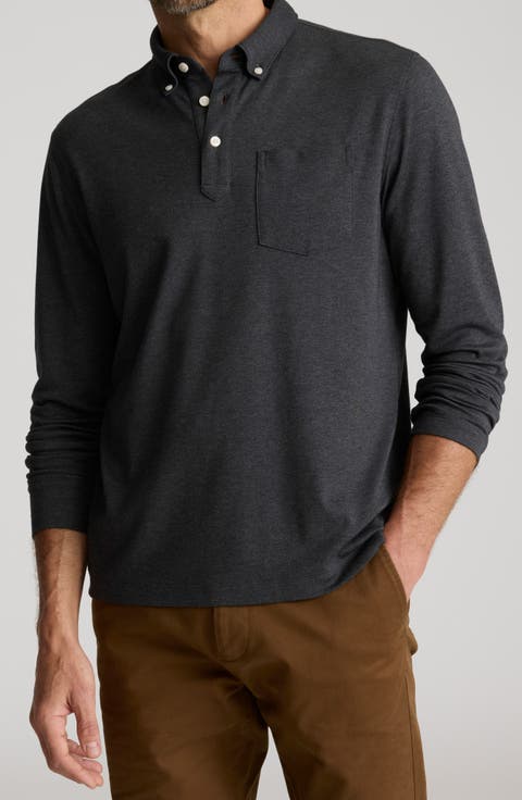 Vargas Long Sleeve Cotton Polo