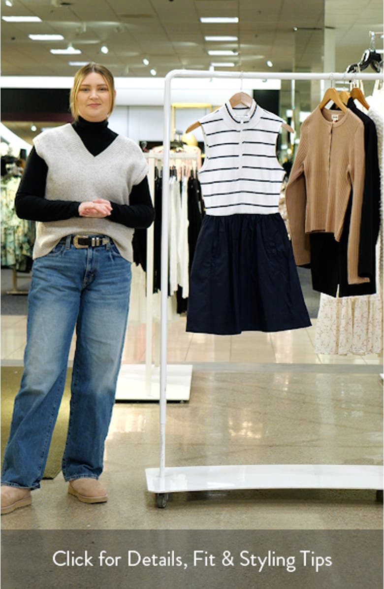 Lyon Half Zip Minidress, sales video thumbnail