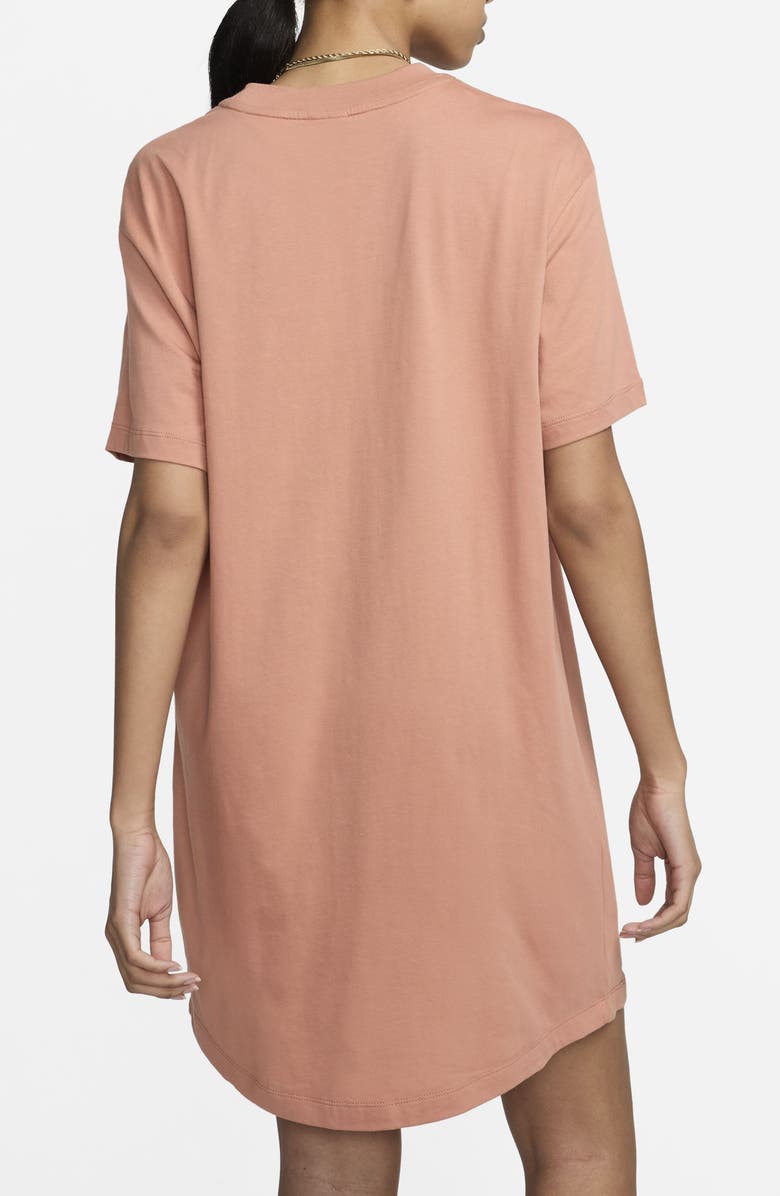 Nike Sportswear Essential T-Shirt Dress, Alternate, color, Terra Blush/Sail