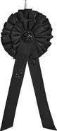 Simone Rocha Crystal Embellished Ribbon Rosette Coin Purse Bag Charm